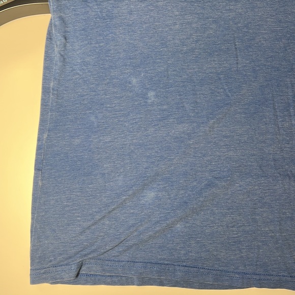 Hurley Premium Fit Cotton-Blend Blue Hurley Logo Short Sleeve Tee - Medium - Picture 5 of 13